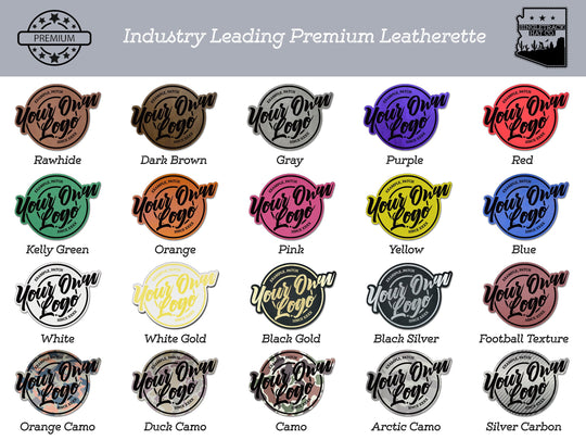 leatherette colors available, singletrack hat co, rawhide, red, blue, green, gold, black, sun hat, straw hat, customized, personalized