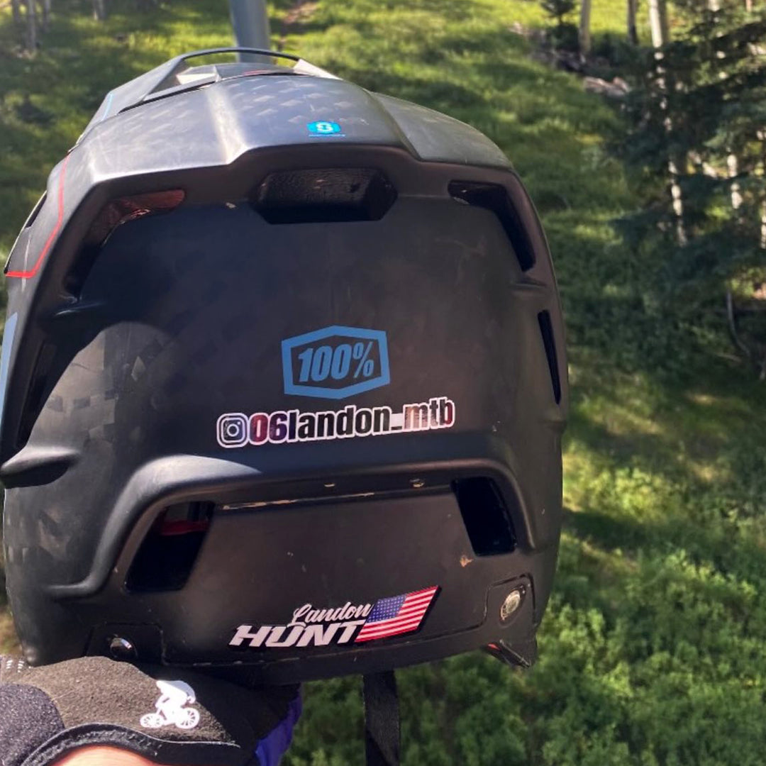 Custom Dirt Bike Name Number Sticker Sheet – Single Track Hats