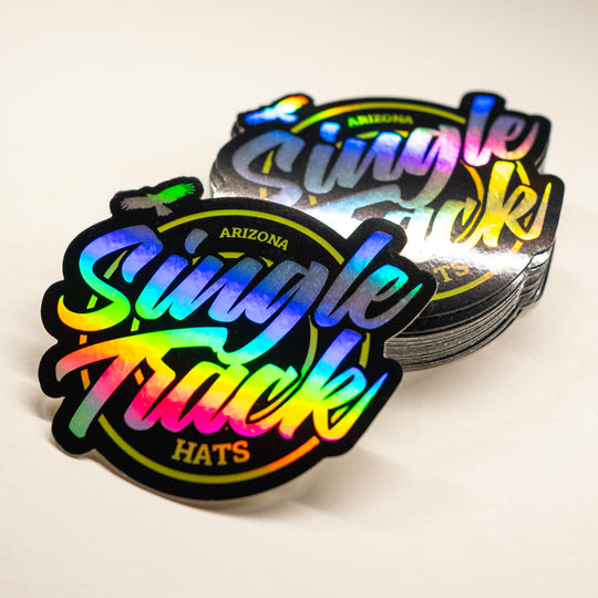 hologram stickers die cut decals fast shipping shiny vinyl